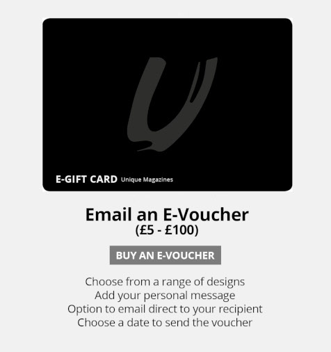 Email an E-Vourcher. Choose from a range of designs. Add your personal message. Option to email direct to your recipient. Choose a date to send the voucher.